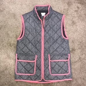 J. Crew Printed Puffer Vest